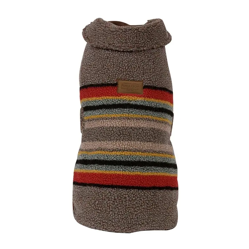 Pendleton Pet Vintage Camp Dog Coat - Umber X-Small -11"L X 12"- 17"W
