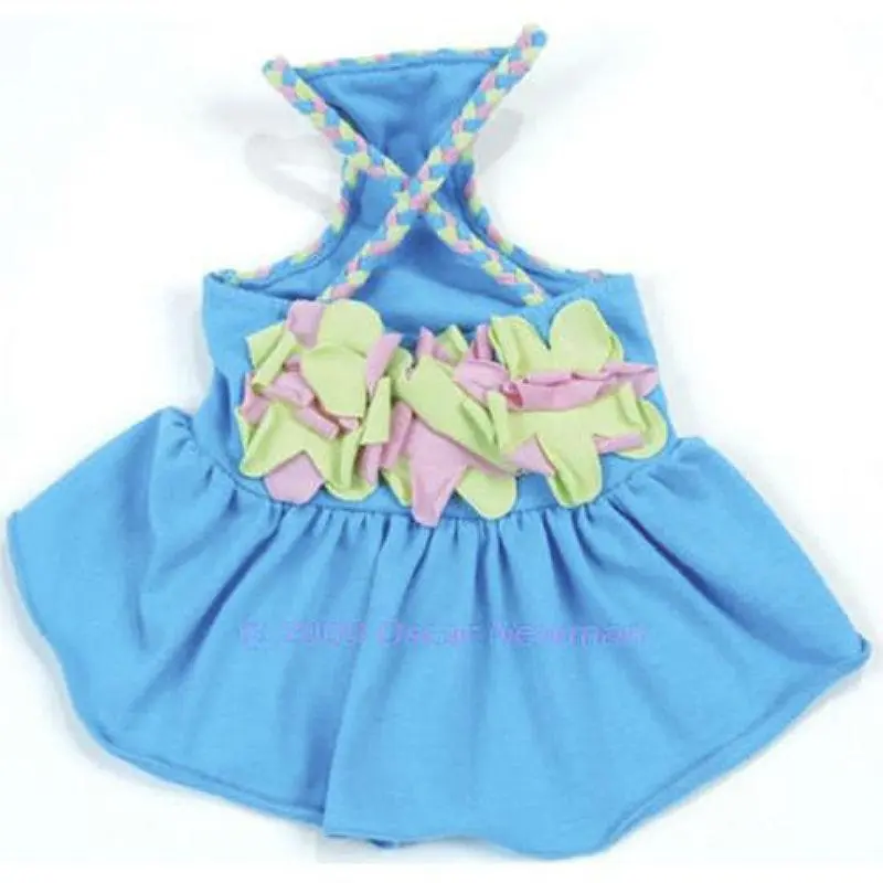 Truly Oscar Floral Braided Tank Dog Dress XX-Small