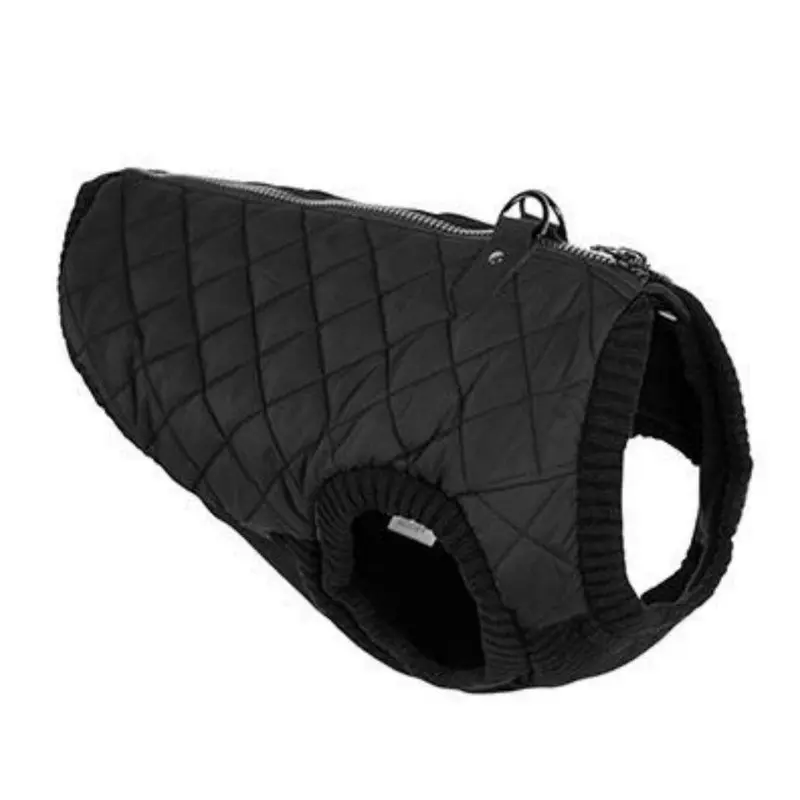 Gooby Fashion Quilted Dog Vest - Black X-Small
