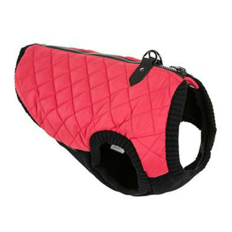 Gooby Fashion Quilted Dog Vest - Red X-Small