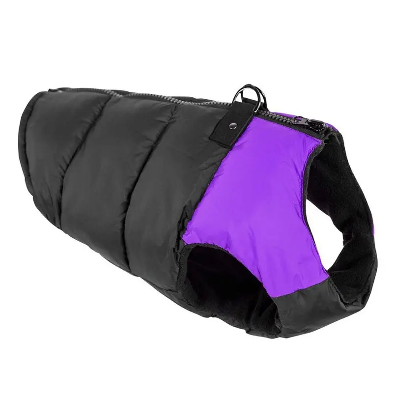 Padded Dog Harness Vest by Gooby - Purple/Black X-Small - Coming Soon!