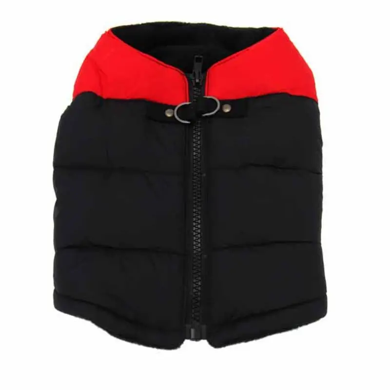 Padded Dog Harness Vest by Gooby - Red/Black X-Small