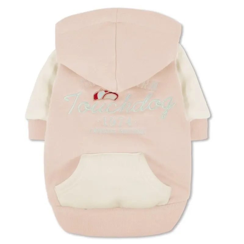 Pet Life Touchdog Heritage Dog Hoodie - Pink X-Small