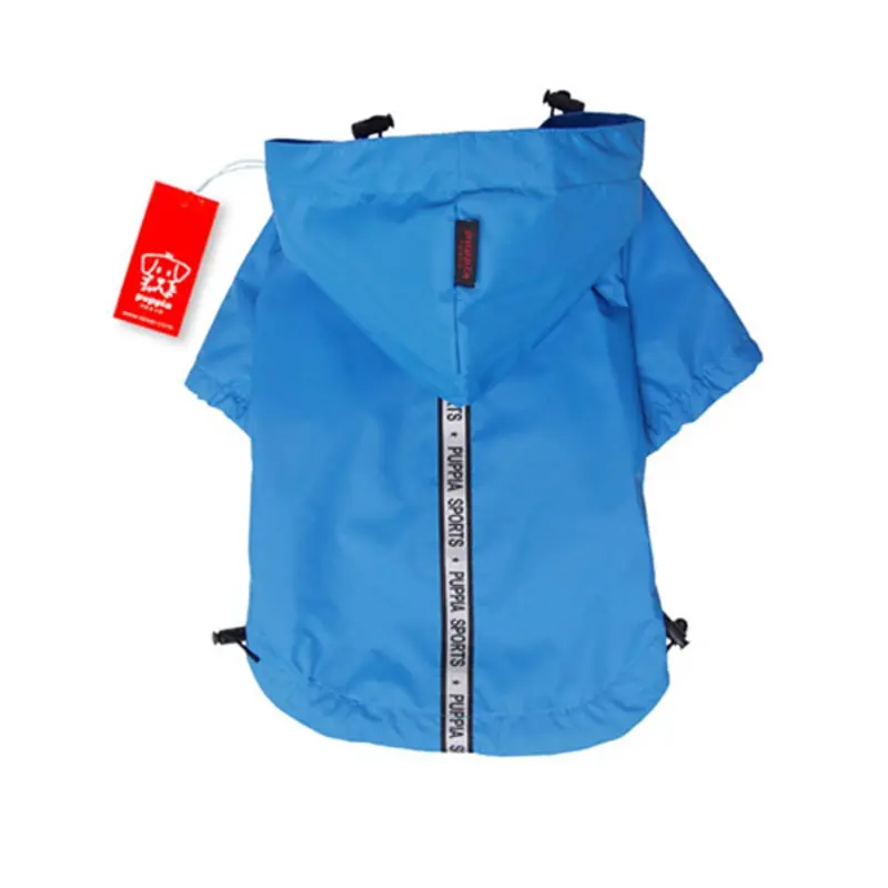 Base Jumper Raincoat Wind Breaker by Puppia - Sky Blue Small