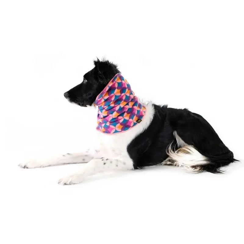 Gold Paw Dog Snood - Coral/Summer Mod X-Large