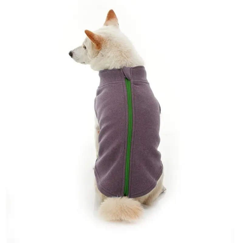 Gooby Zip Up Microfiber Fleece Dog Vest - Purple X-Small - Coming Soon!