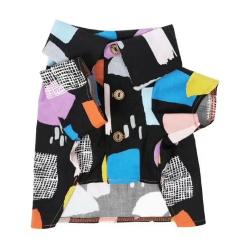 Dog Threads Pop-Art Party Dog Shirt Large