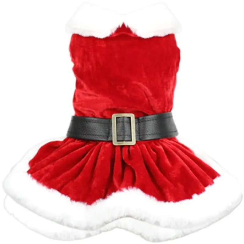 Parisian Pet Mrs. Claus Winter Dog Dress Small - Out of Stock!