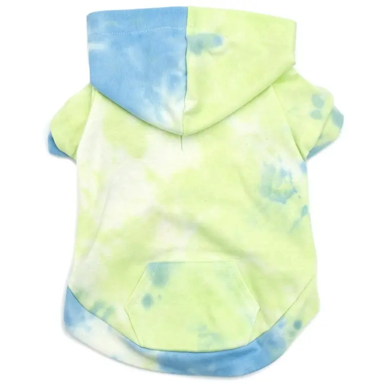 Worthy Dog Tie Dye Dog Hoodie - Blue X-Small - Out of Stock!