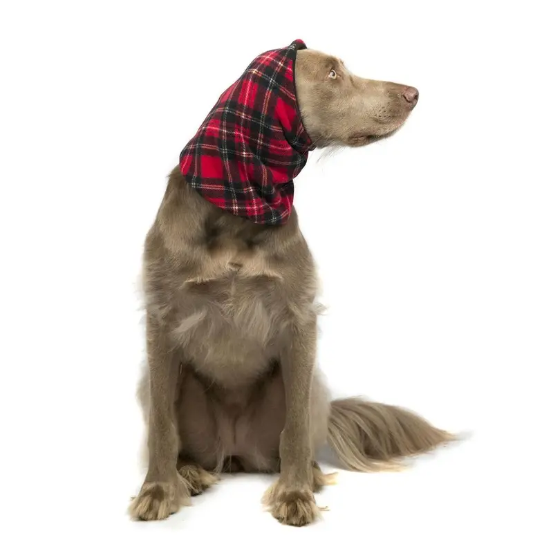 Gold Paw Dog Snood - Red Tartan/Black X-Small - Coming Soon!