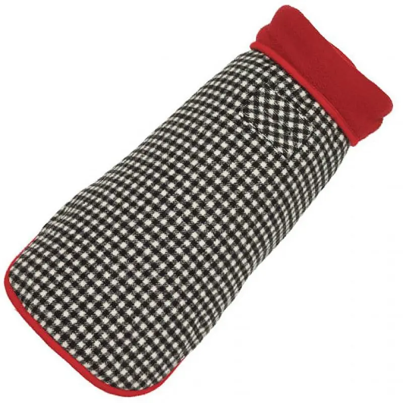 Houndstooth Fleece-Lined Dog Coat by Up Country Size 12