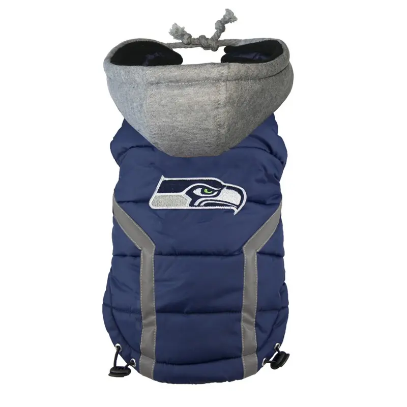 Little Earth Seattle Seahawks Dog Puffer Vest 2X-Large