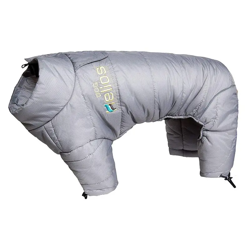 Pet Life Helios Thunder Full-Body Dog Coat - Grey Small