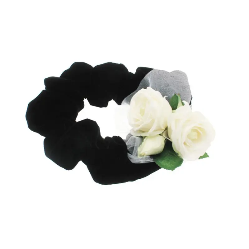 Up Country Wedding Collection - Black Rose Ruff Neckwear X-Large
