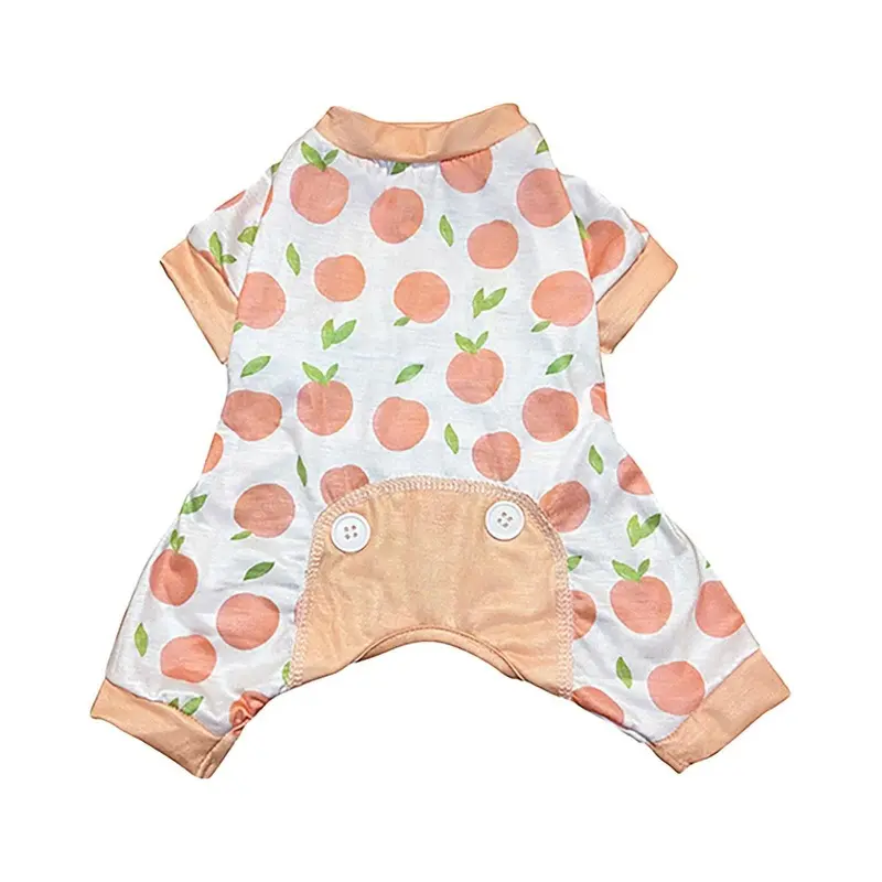 foufou Dog Feelin' Peachy Dog Pajamas  X-Small - Out of Stock!
