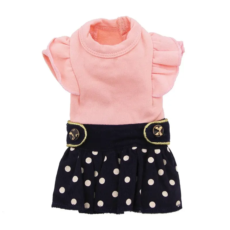 Parisian Pet Nautical Dog Dress - Pink Small