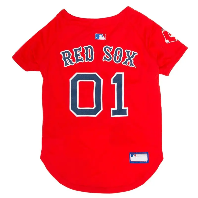 Boston Red Sox Officially Licensed Dog Jersey - Red X-Small - Out of Stock!