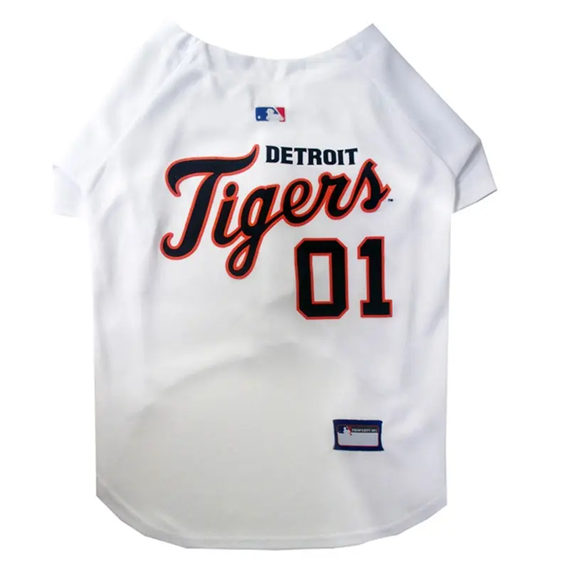 Detroit Tigers Officially Licensed Dog Jersey - White X-Small - Out of Stock!