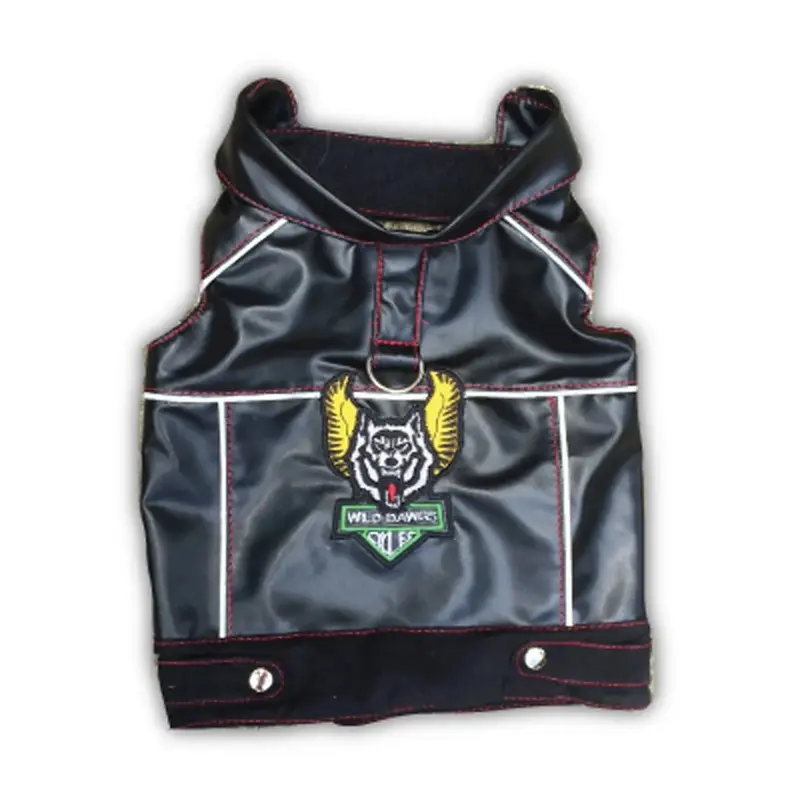 Doggles Biker Vest Dog Harness - Wild Dawgs XX-Small