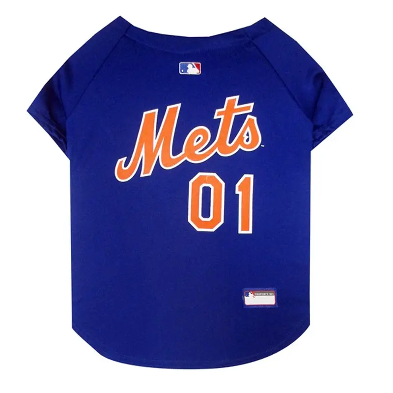 New York Mets Officially Licensed Dog Jersey - Blue X-Small