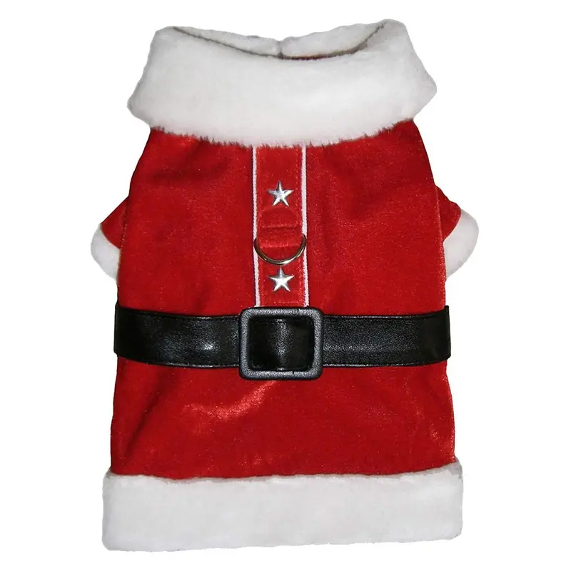 Pooch Outfitters Santa Paws Dog Coat Small