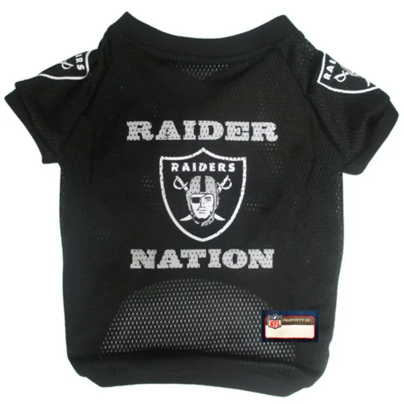Las Vegas Raiders Slogan Dog Jersey - Raider Nation X-Small - Out of Stock!