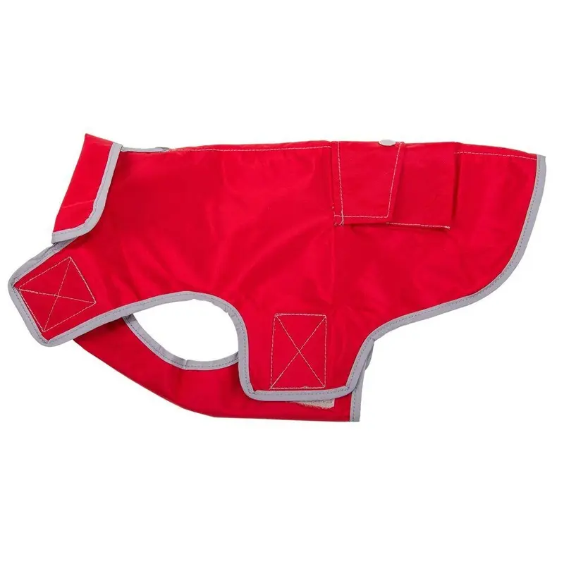 My Canine Kids Precision Fit Dog Rain Slicker - Red X-Small