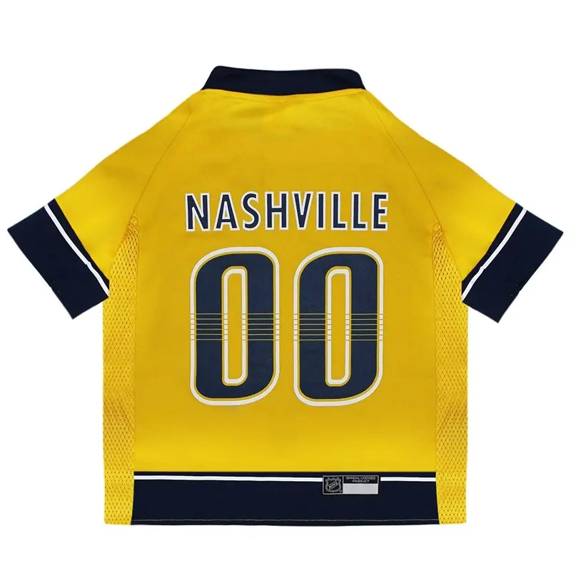 Nashville Predators Alternate Dog Jersey X-Small - Coming Soon!
