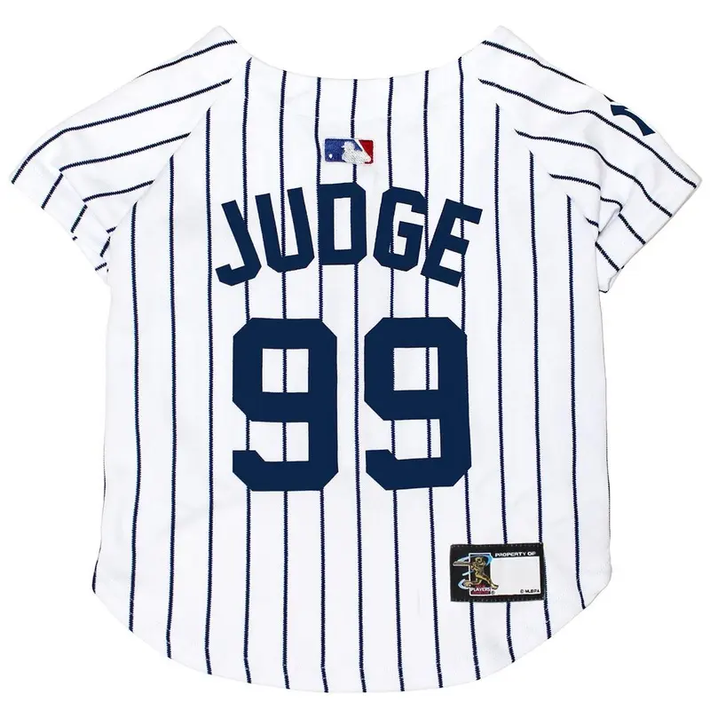 New York Yankee Aaron Judge Dog Jersey - Pinstripe X-Small