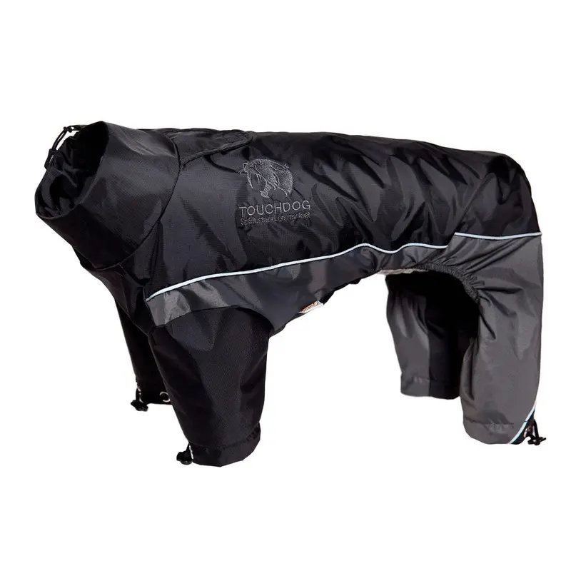 Pet Life Touchdog Quantum-Ice Full-Bodied Dog Jacket - Black X-Small