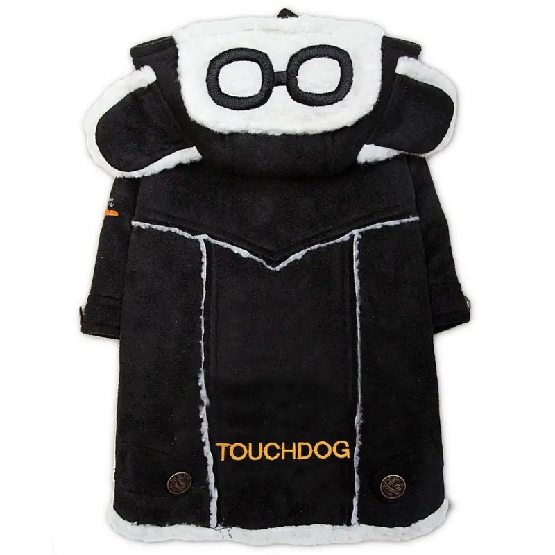 Pet Life Touchdog Tuskegee Winter Dog Coat - Black Small