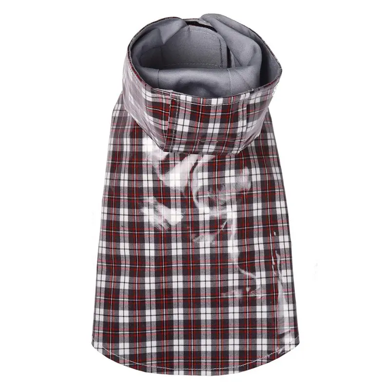 Pooch Outfitters Jake Plaid Dog Raincoat X-Small