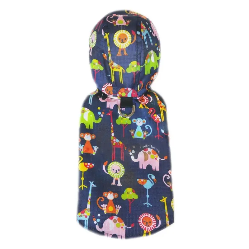 Pooch Outfitters Zootopia Dog Raincoat - Navy Blue Medium