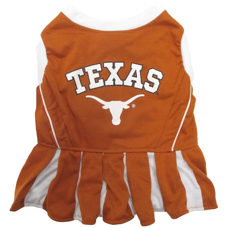Texas Longhorns Cheerleader Dog Dress Small
