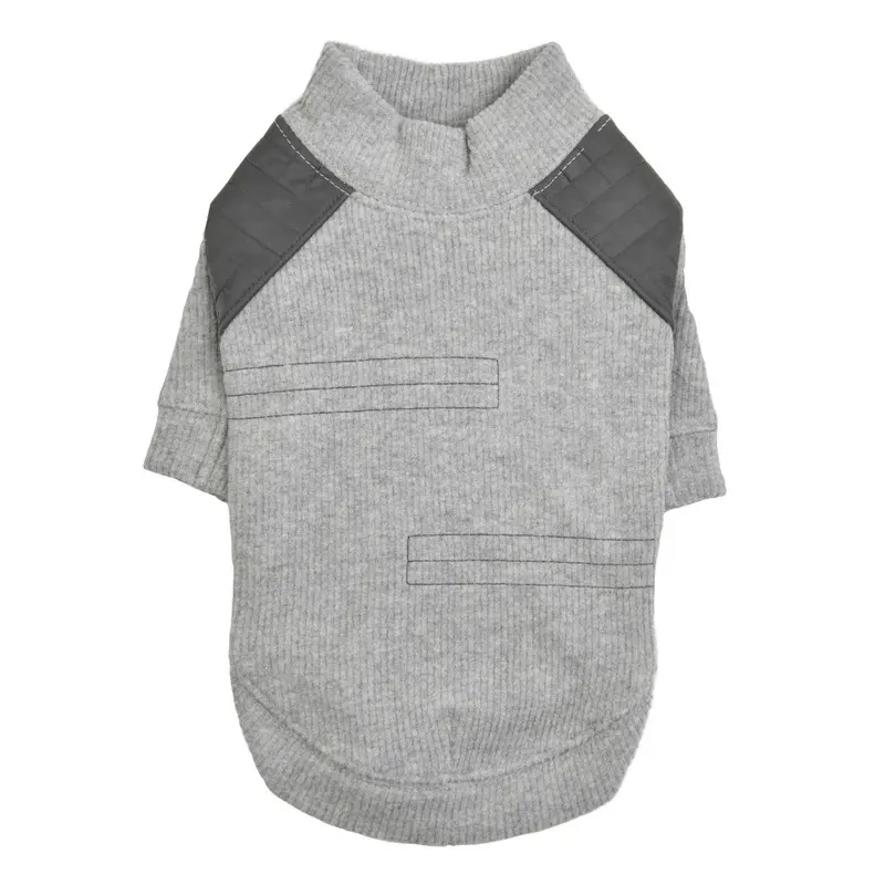 Lazarus Dog Shirt by Puppia - Melange Gray Medium