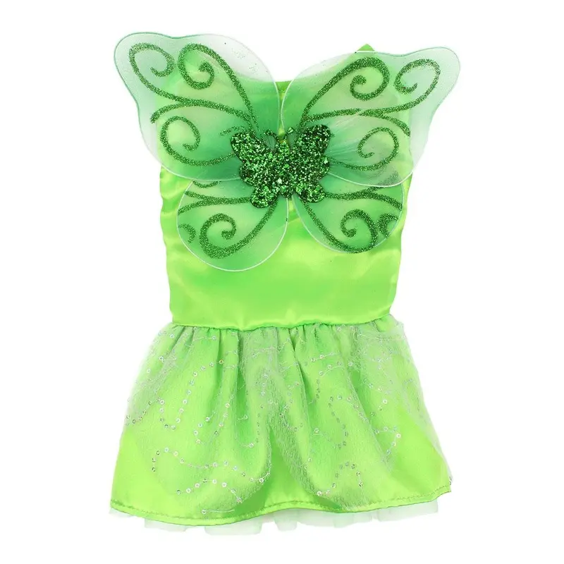 Pawpatu Fairy Sequin Dog Costume - Green X-Small - Out of Stock!