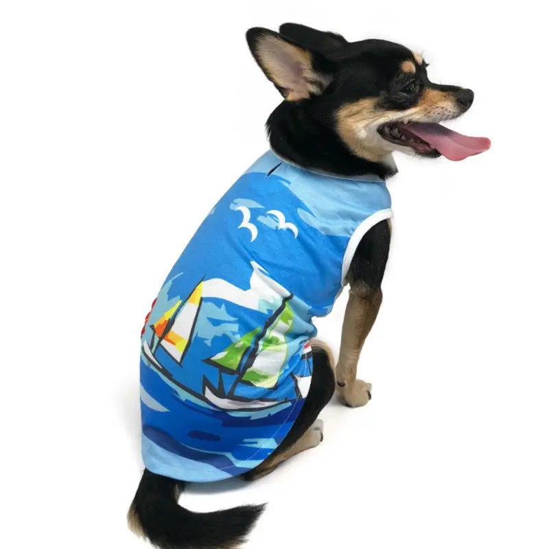 Sailboat Dog Tank by Dogo XX-Small