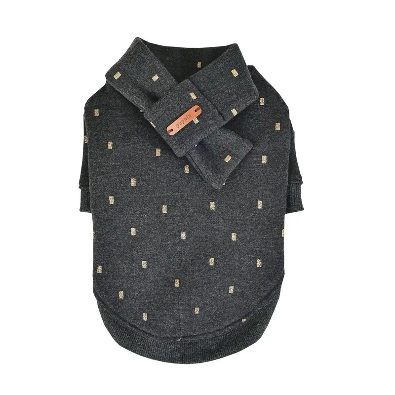 Orabel Dog Shirt by Puppia - Charcoal Gray Small