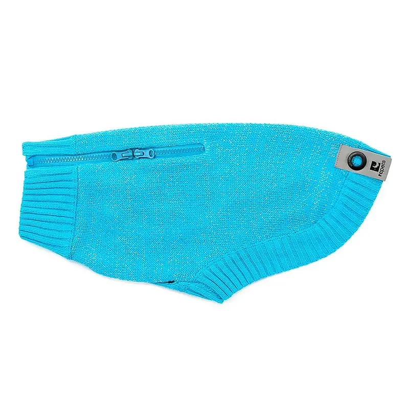 Polaris Reflective Dog Sweater - Teal XX-Small