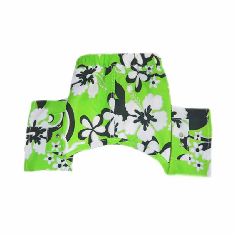 Pooch Outfitters Pattaya Dog Swim Trunks - Green XX-Small