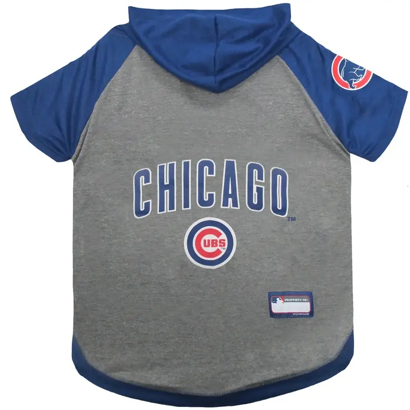 Chicago Cubs Hooded Dog T-Shirt X-Small