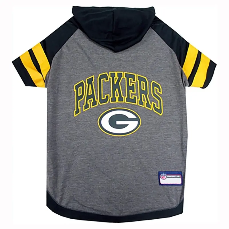 Green Bay Packers Hooded Dog T-Shirt X-Small - Out of Stock!