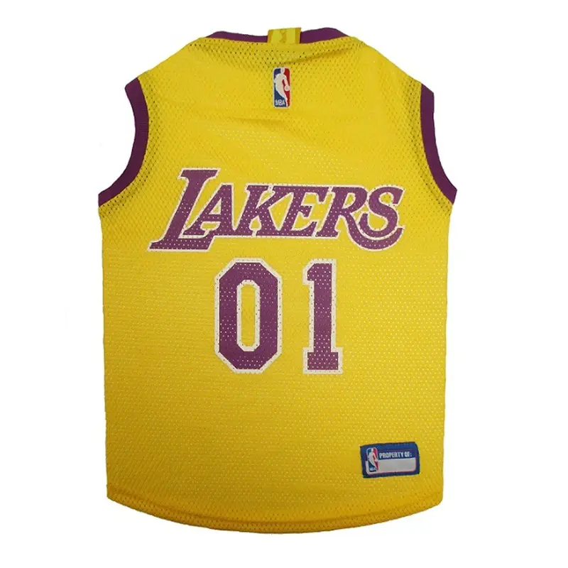 Los Angeles Lakers NBA Dog Jersey X-Small