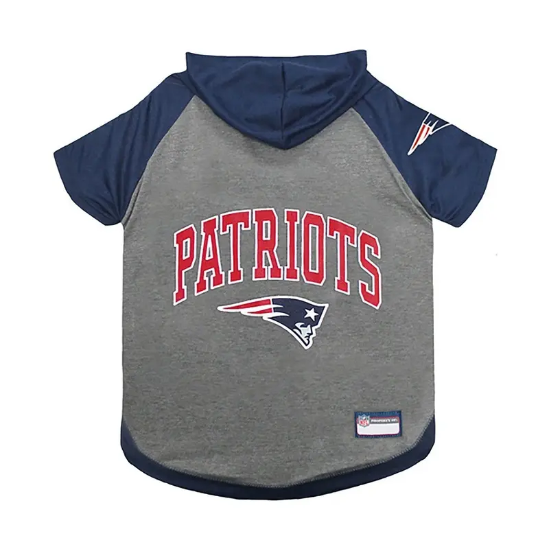 New England Patriots Hooded Dog T-Shirt X-Small - Out of Stock!