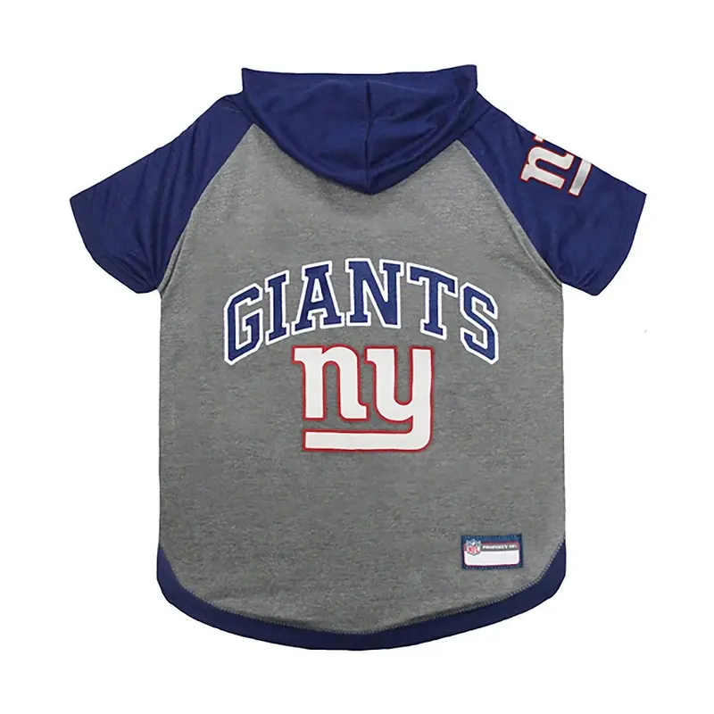 New York Giants Hooded Dog T-Shirt X-Small