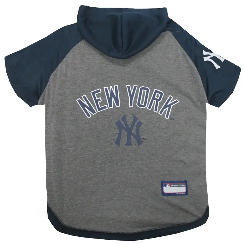 New York Yankees Hooded Dog T-Shirt X-Small