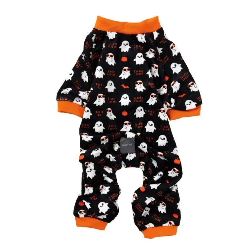 FuzzYard Halloween Dog Pajamas - Spooky Ghost Size 7