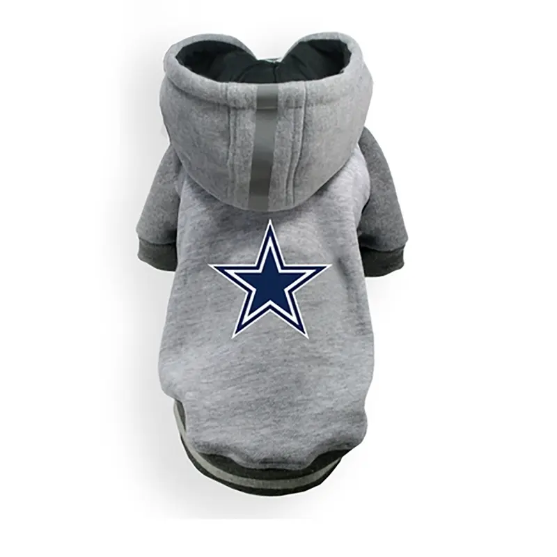 Little Earth Dallas Cowboys NFL Dog Hoodie - Gray 2X-Large