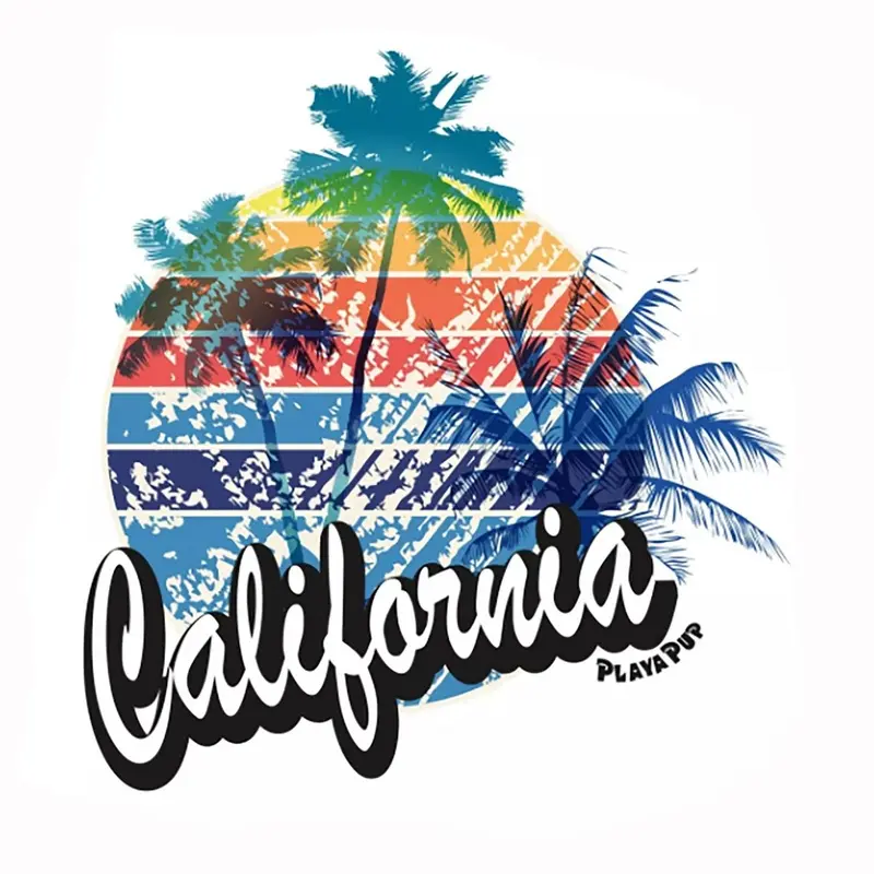 Playa Pup Sun Protection Dog Tank - California X-Small