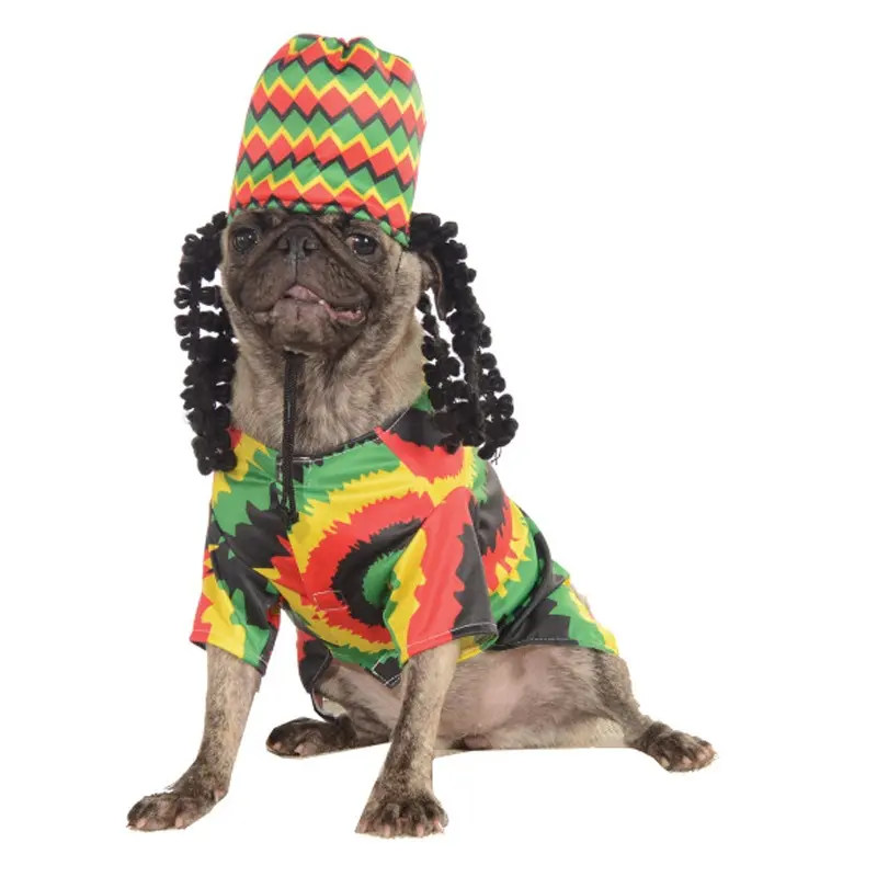 Rasta Dog Costume by Rubies Costumes Small